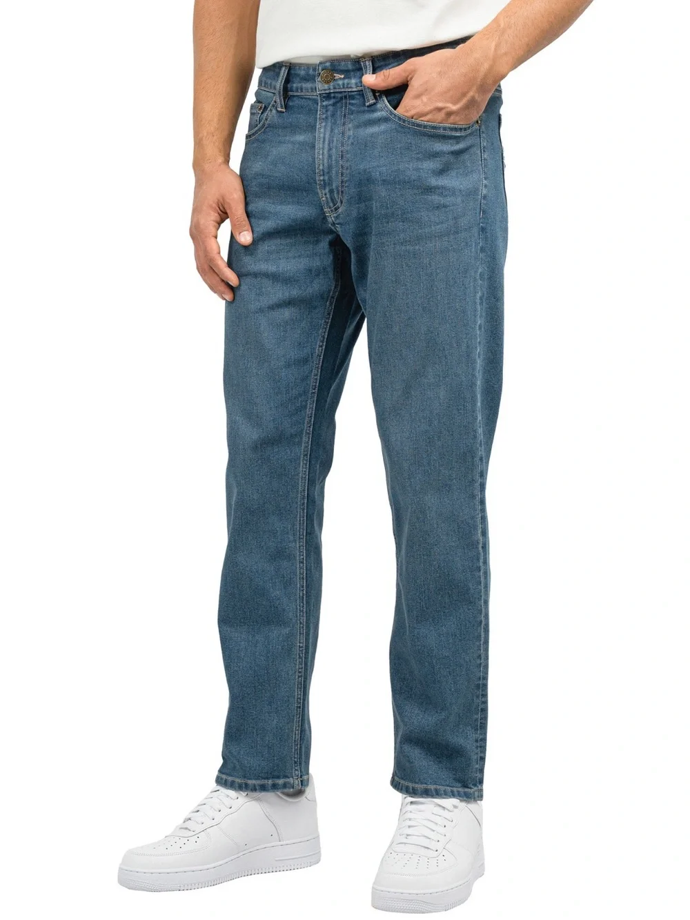 Scott Barber Men's Jeans Straight-Fit Stretch Denim Blue Size 38 X 29 NWT